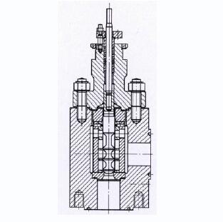 Structural diagram of cascade regulating valve