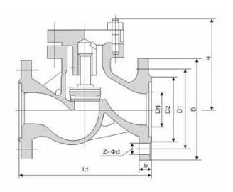止回閥結構圖