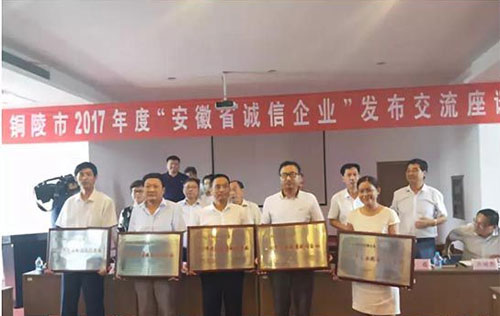 铜都流体荣获 铜都流体荣获