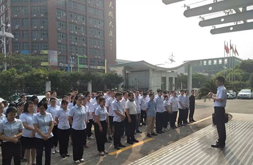 伯特利阀门首次召开全体行政办公人员月度晨会 伯特利阀门首次召开全体行政办公人员月度晨会