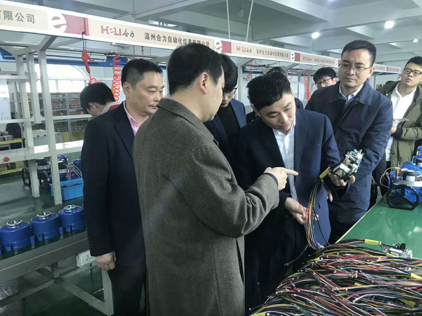 乐清市市长方晖一行调研温州合力自动化仪表有限公司 乐清市市长方晖一行调研温州合力自动化仪表有限公司