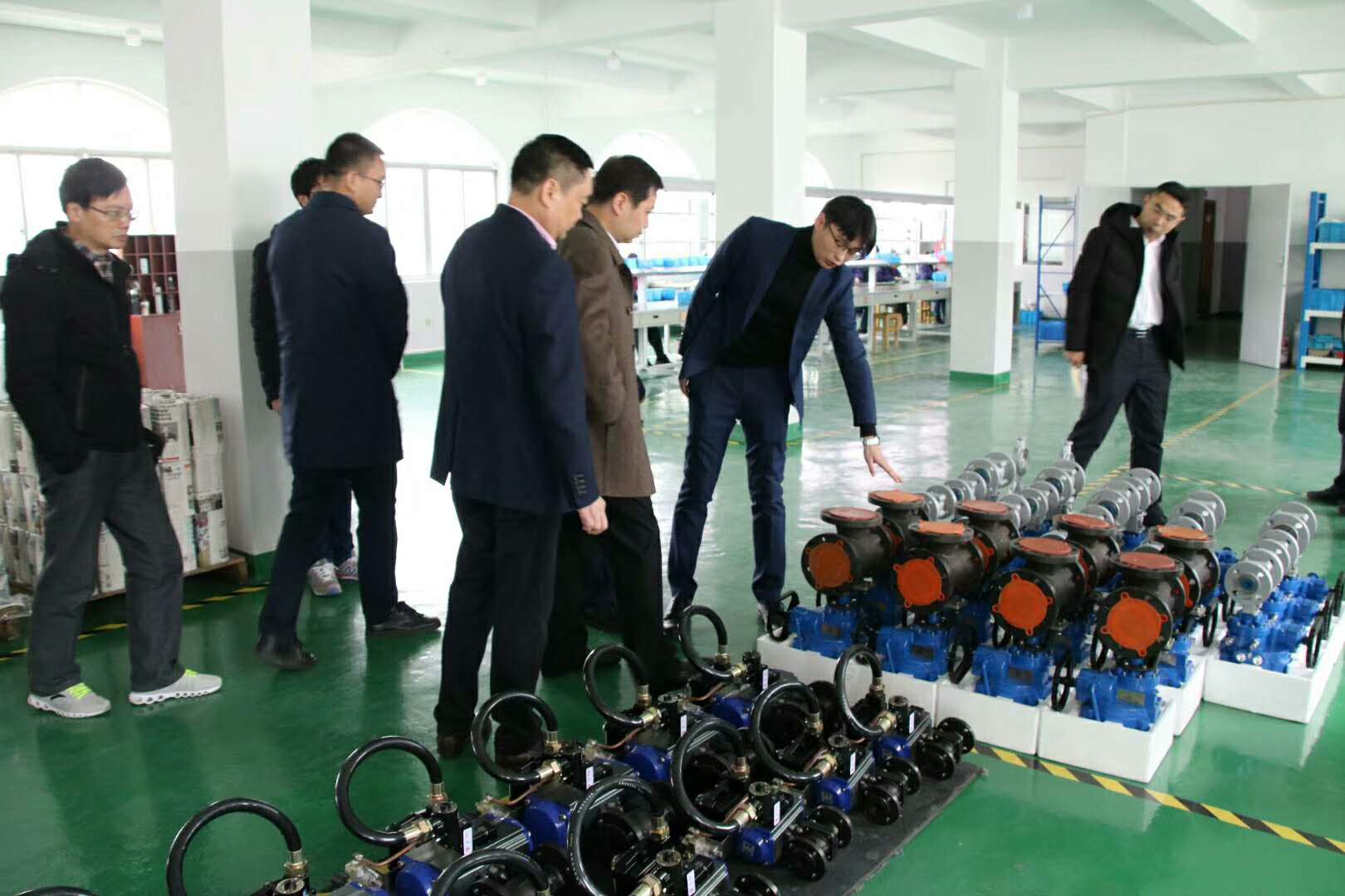 乐清市市长方晖一行调研温州合力自动化仪表有限公司 乐清市市长方晖一行调研温州合力自动化仪表有限公司