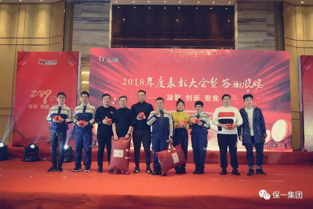 熱烈祝賀保一集團2018年度“凝聚·創新·聚焦”表彰大會暨答謝晚宴圓滿舉辦
