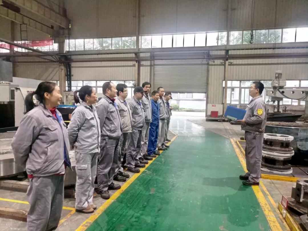 重庆水泵车间小组班前会 生产管理大作用 重庆水泵车间小组班前会 生产管理大作用