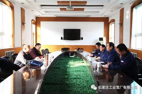 冀中能源环保部领导到石工泵公司进行专项督导检查 冀中能源环保部领导到石工泵公司进行专项督导检查