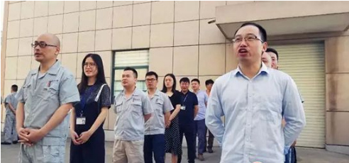 安特威阀门大生产部晨会纪实 安特威阀门大生产部晨会纪实