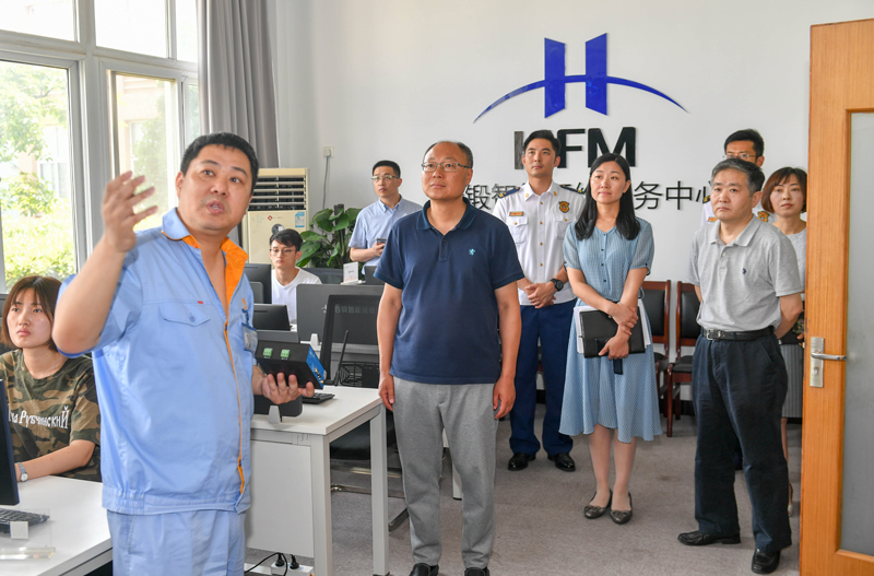 合肥市委常委、经开区工委书记杨伟到合锻智能调研 合肥市委常委、经开区工委书记杨伟到合锻智能调研