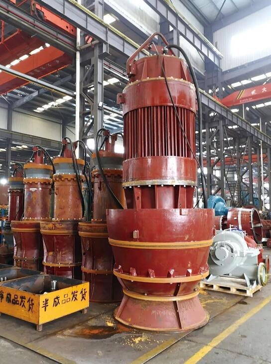 710KW大型潜水混流泵顺利通过工厂验收 710KW大型潜水混流泵顺利通过工厂验收