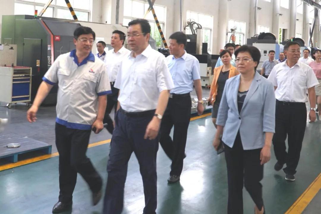 江蘇省委常委、統戰部部長楊岳一行 蒞臨振華泵業進行考察調研指導工作