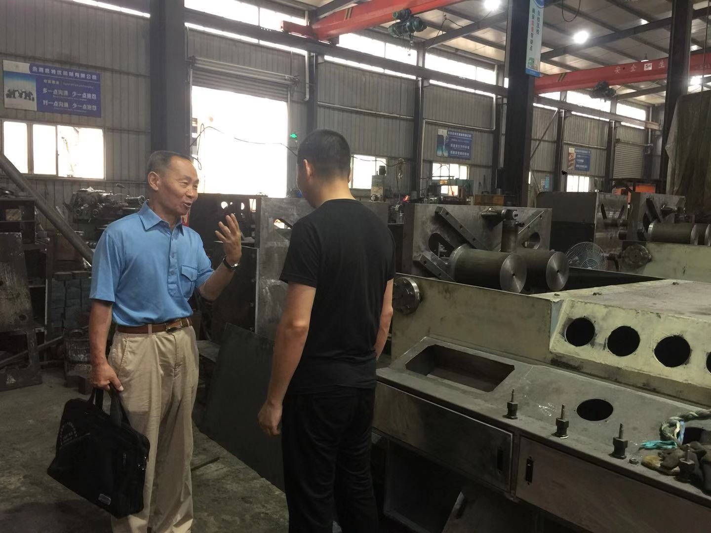 阀门资深专家陆培文总工来浙江优机机械科技有限公司交流指导 阀门资深专家陆培文总工来浙江优机机械科技有限公司交流指导