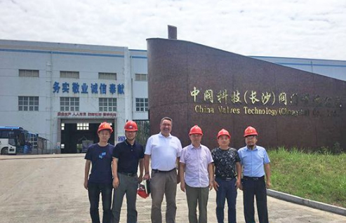 福伊特公司制造和供应链副总裁一行到中阀科技考察 福伊特公司制造和供应链副总裁一行到中阀科技考察