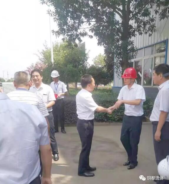 李国英省长来铜都流体调研 :培育单打冠军企业 李国英省长来铜都流体调研 :培育单打冠军企业