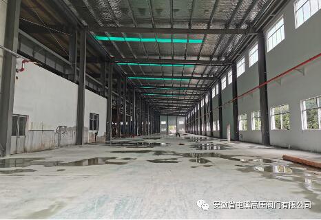 屯溪高壓閥門：新項目周轉車間完成主體工程建設