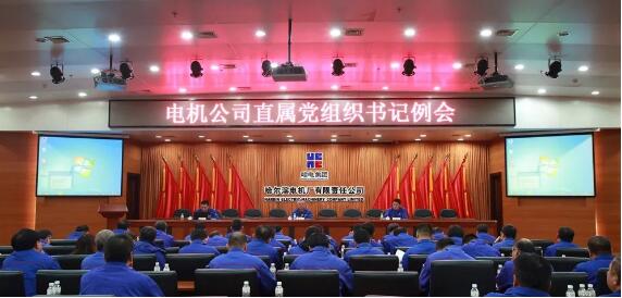 哈电电机召开直属党组织书记例会 着力提升基层党建工作质量 哈电电机召开直属党组织书记例会 着力提升基层党建工作质量