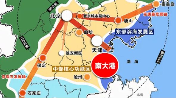 ▲南大港产业园区位图 ▲南大港产业园区位图