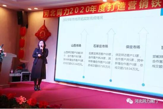 河北同力阀门2020年度打造营销铁军赋能大会圆满成功！