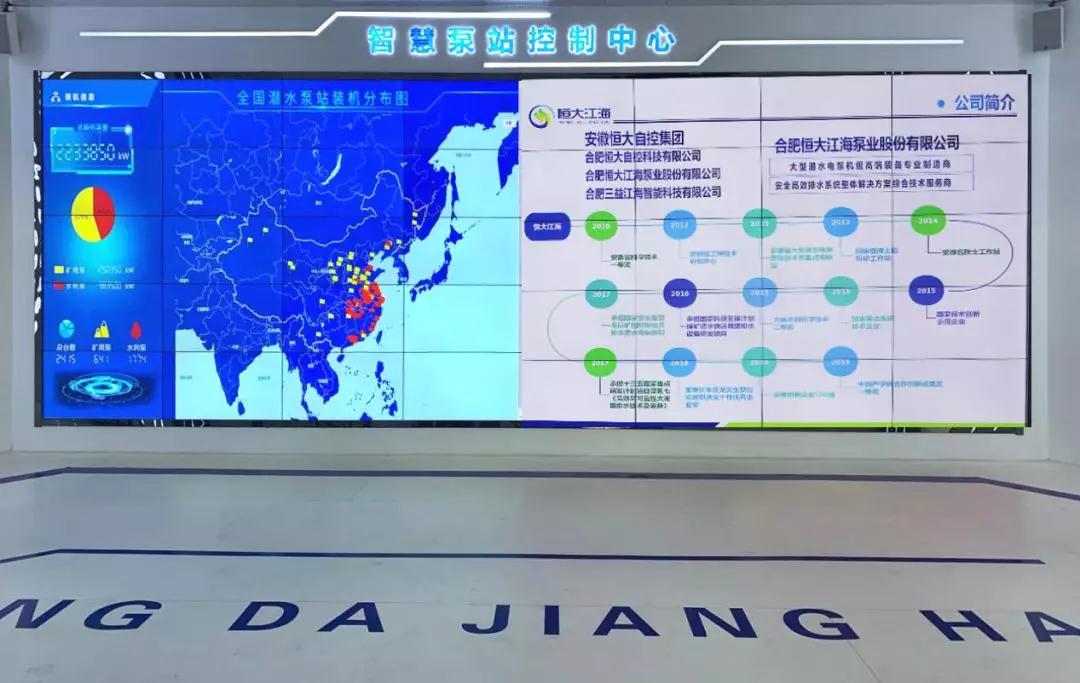 参观智慧泵站控制中心 参观智慧泵站控制中心