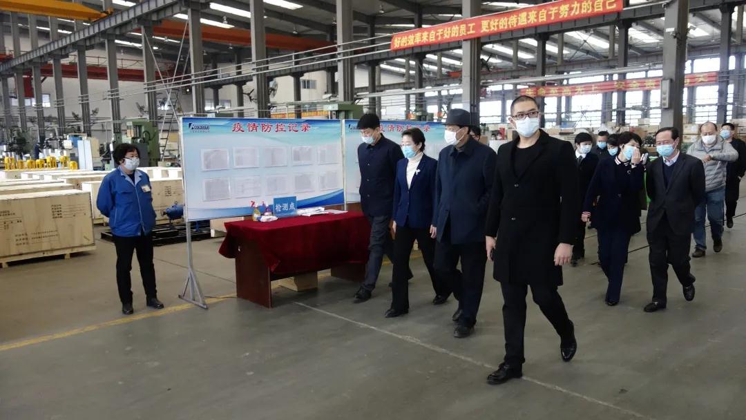 市政協宋立躍主席等一行領導到克隆先鋒泵業視察