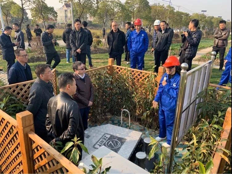上海市政府高度重視，親臨現(xiàn)場參觀指導(dǎo)澤尼特一體化預(yù)制泵站項目