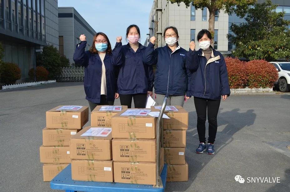 風雨同舟，心手相連，圣泰閥門口罩暖心馳援海外客戶