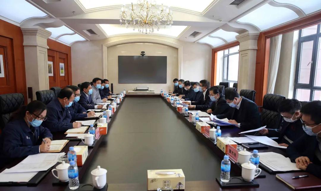 哈電集團孫智勇一行到國際公司檢查海外疫情防控工作
