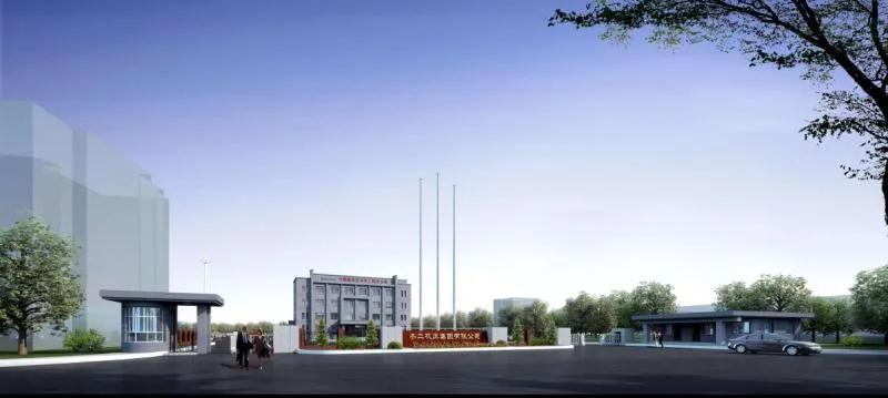 厂区南部企业正门模拟图 厂区南部企业正门模拟图
