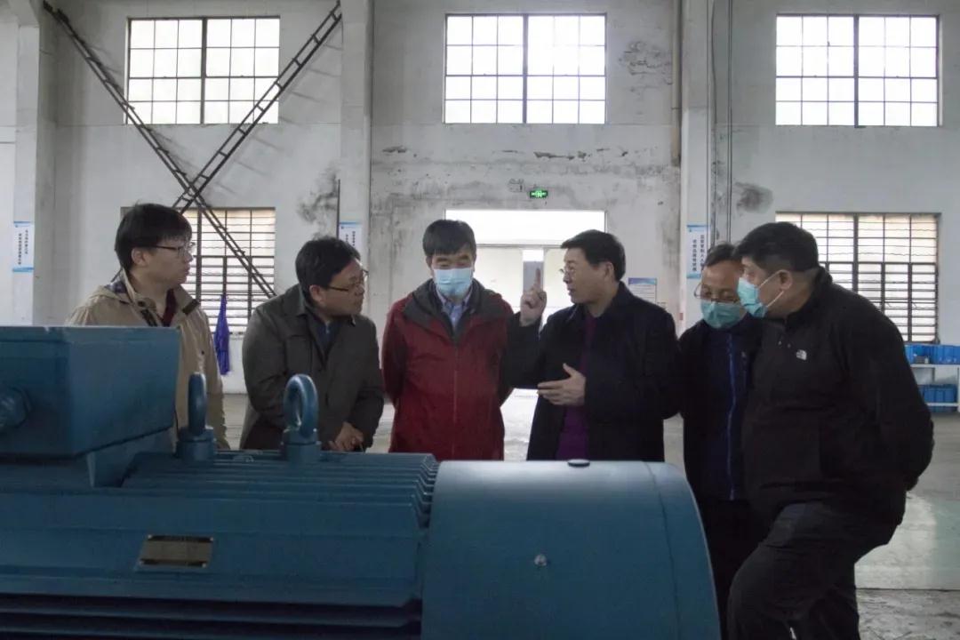 工信部复工复产领导小组相关领导莅临永发机电指导考察 工信部复工复产领导小组相关领导莅临永发机电指导考察