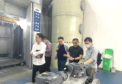 浙江理工大學甌海研究院走訪東寶閥門制造有限公司