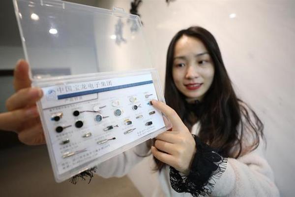 图为宝龙电子集团生产的马达。记者 蒋超 摄 图为宝龙电子集团生产的马达。记者 蒋超 摄