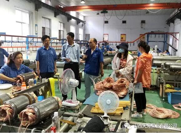 山西天海泵業：中北大學運城市產業技術研究院院長劉永姜來我公司