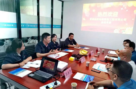 青海油田工程有限公司来西高阀集团考察 青海油田工程有限公司来西高阀集团考察