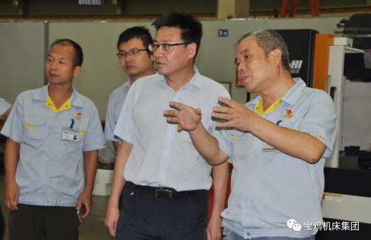宝鸡石油机械有限责任公司总经理助理秦强访问宝鸡机床集团 宝鸡石油机械有限责任公司总经理助理秦强访问宝鸡机床集团