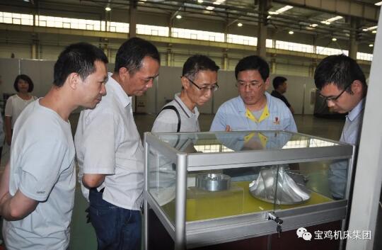 宝鸡石油机械有限责任公司总经理助理秦强访问宝鸡机床集团 宝鸡石油机械有限责任公司总经理助理秦强访问宝鸡机床集团