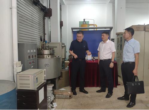 溫州系統流程裝備科學研究院院長徐翔一行來溫州泵閥工程研究院調研