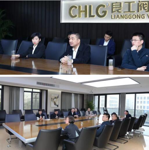 溫州市科技局領(lǐng)導(dǎo)一行蒞臨良工閥門集團(tuán)調(diào)研指導(dǎo)工作