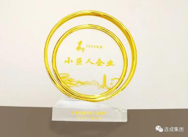 連成集團再次被授予“2020年度小巨人企業”榮譽
