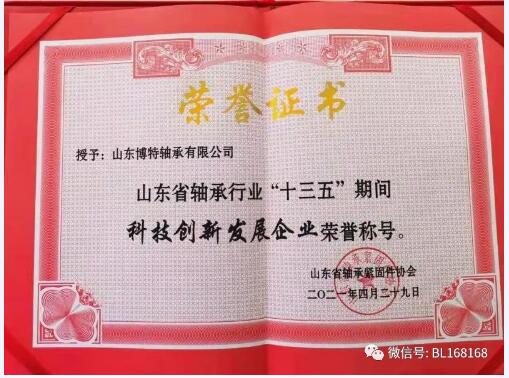 博特轴承荣获“优秀组织单位”、“科技创新发展企业”、“突出贡献企业” 博特轴承荣获“优秀组织单位”、“科技创新发展企业”、“突出贡献企业”