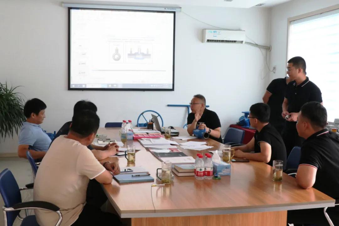 安丘盛源熱電有限公司領導蒞臨河北同力閥門參觀考察