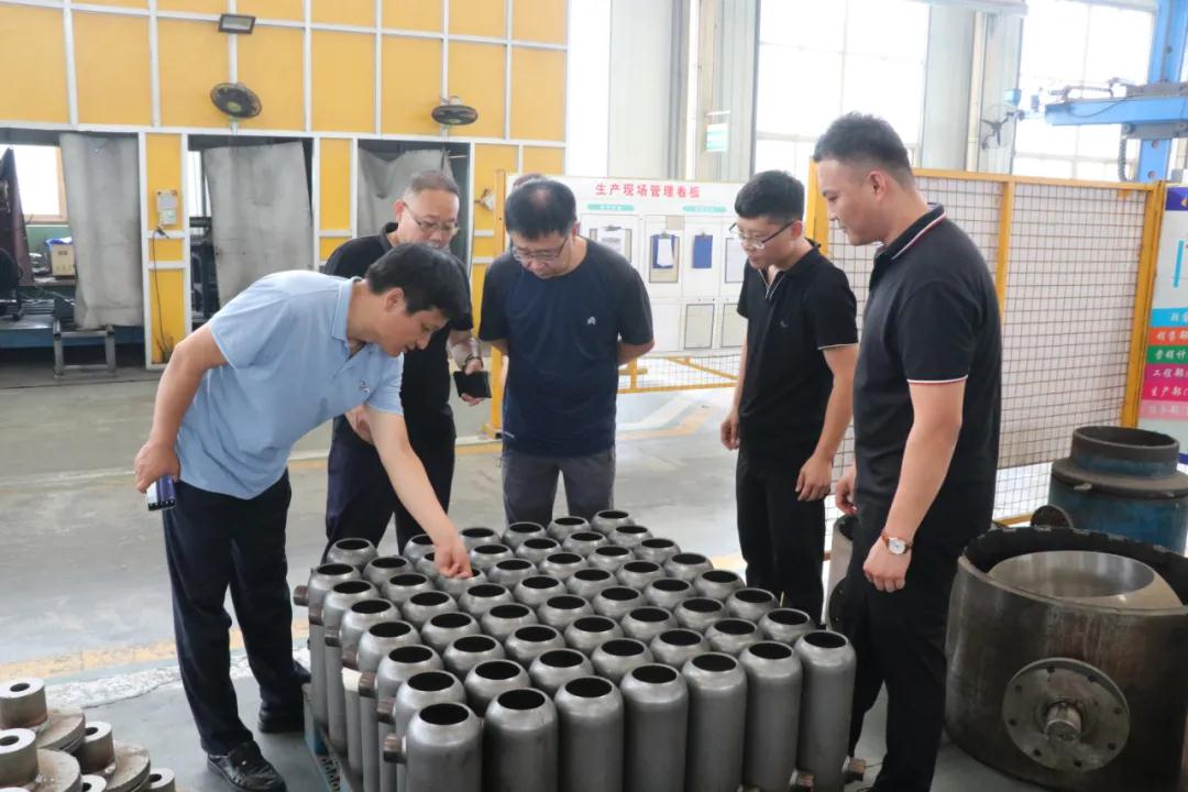 安丘盛源熱電有限公司領導蒞臨河北同力閥門參觀考察