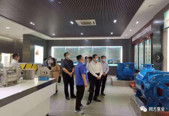 鄂州市市委常委麻琦调研同方泵业 鄂州市市委常委麻琦调研同方泵业