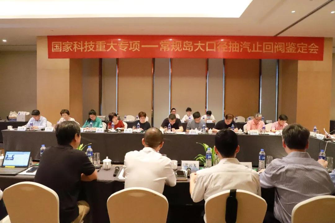 中核科技常规岛大口径抽汽止回阀样机研制成果顺利通过鉴定 中核科技常规岛大口径抽汽止回阀样机研制成果顺利通过鉴定