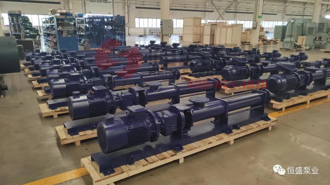 江苏某化学公司订购恒盛泵业一批单螺杆泵