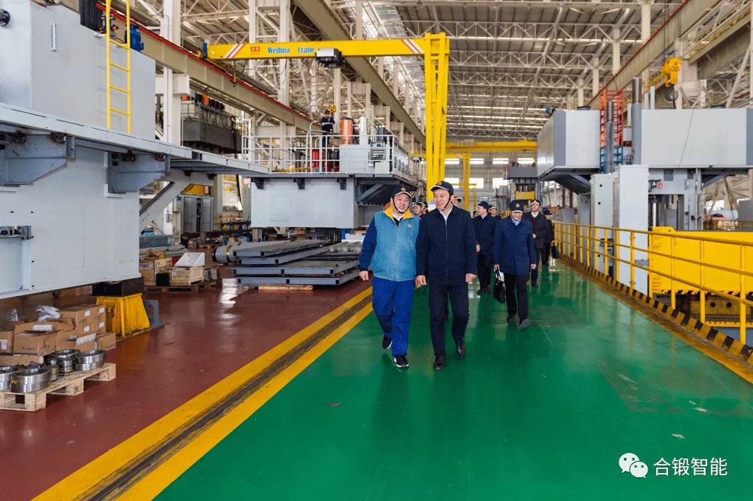 淮北市委書記張永來合鍛智能調研