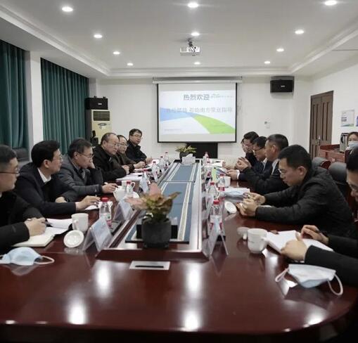 杭州市副市长丁狄刚一行莅临南方泵业调研指导
