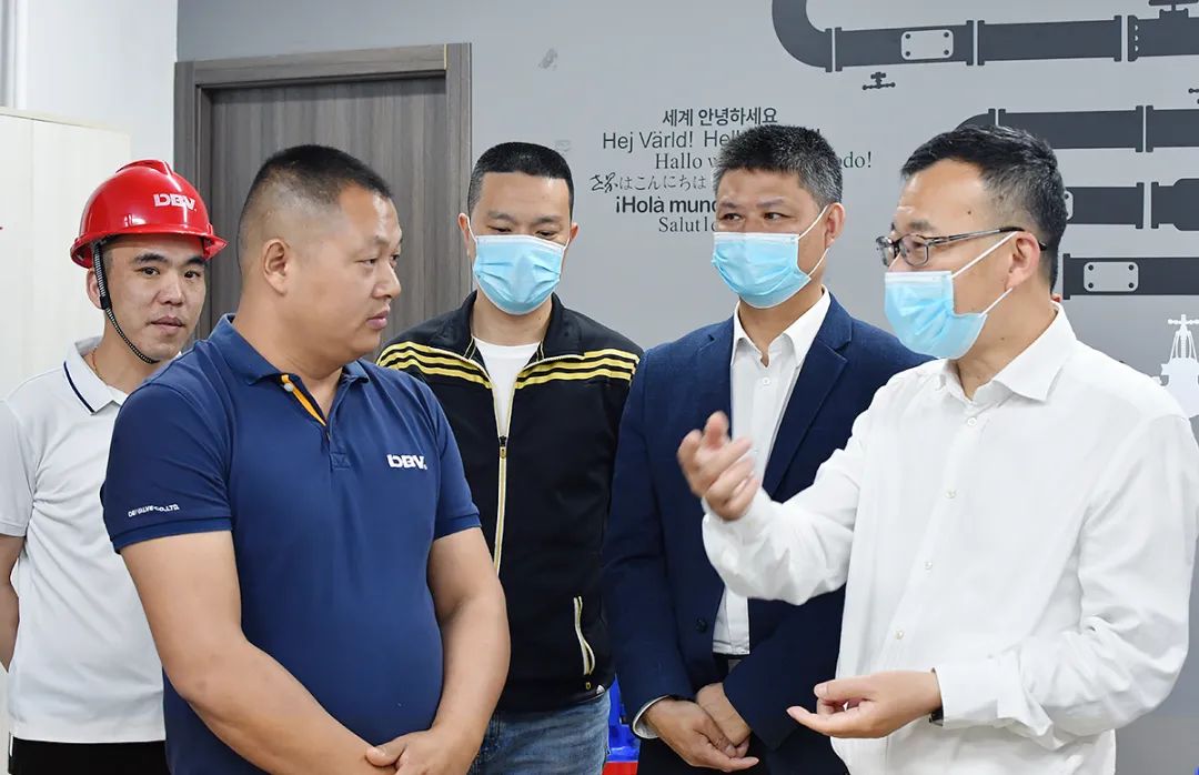 溫州市局黨組書記吳志安蒞臨東寶閥門調(diào)研退役軍人就業(yè)創(chuàng)業(yè)情況