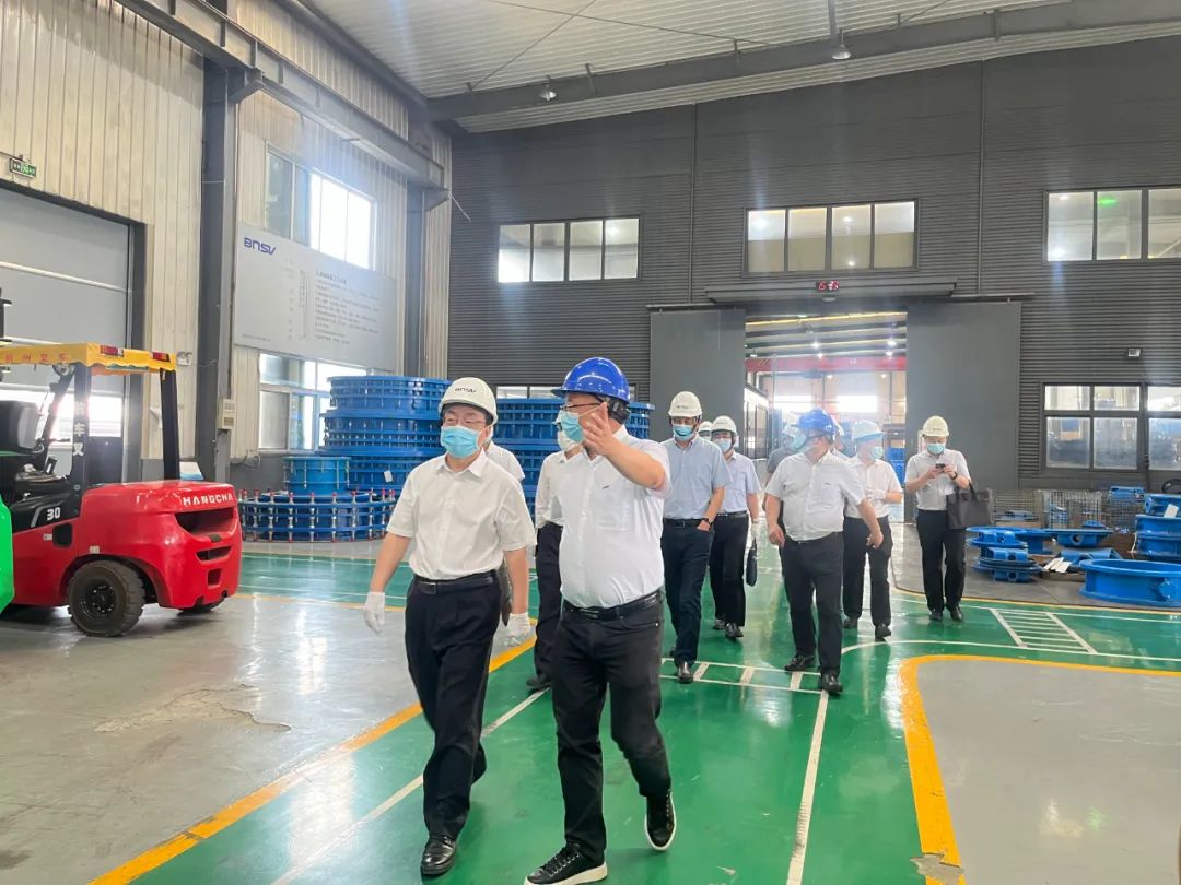 天津市副市长朱鹏莅临博纳斯威调研指导 天津市副市长朱鹏莅临博纳斯威调研指导