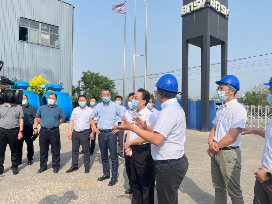 天津市副市长朱鹏莅临博纳斯威调研指导 天津市副市长朱鹏莅临博纳斯威调研指导