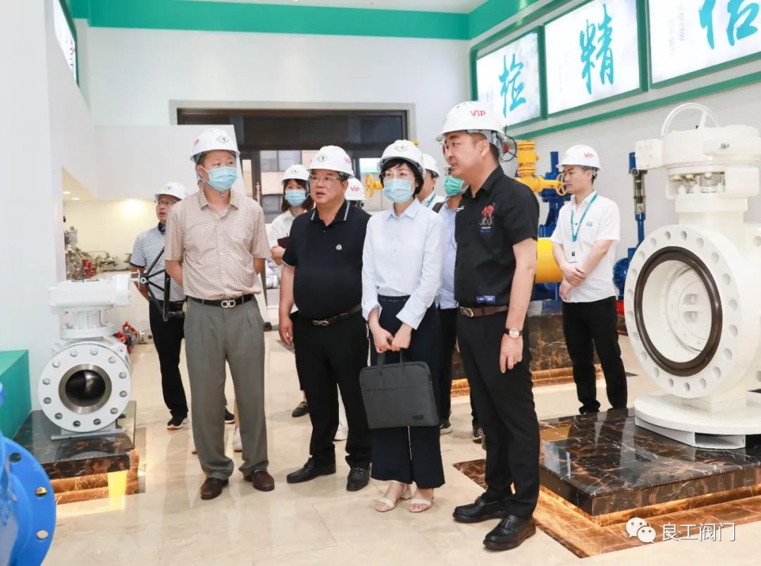 龍灣區(qū)副區(qū)長柯園園一行蒞臨良工閥門調研指導上市工作