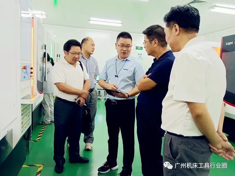 广州机床工具行业协会带队走访会员企业原点智能