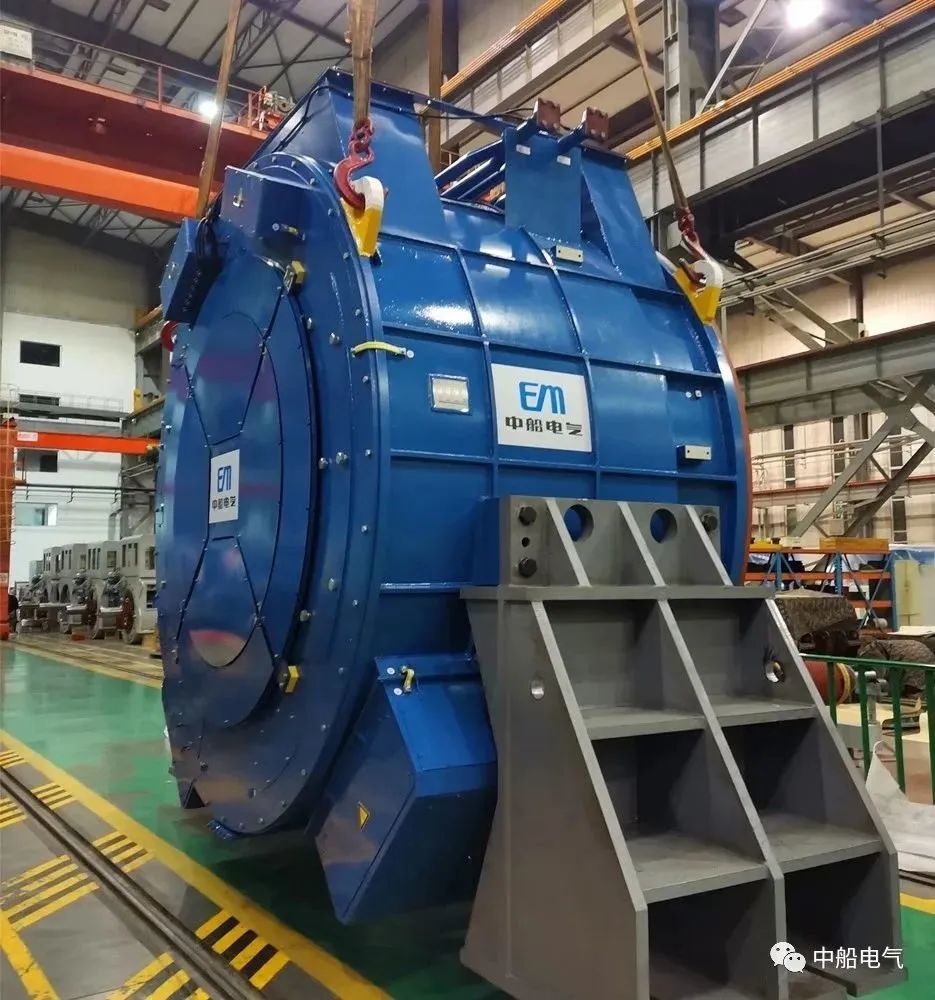 中船电气19MW半直驱永磁风力发电机试制成功,下线发运 中船电气19MW半直驱永磁风力发电机试制成功,下线发运